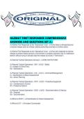 HAZMAT FIRST RESPONDER COMPREHENSIVE ANSWERS AND QUESTIONS SET A&period;pdf