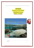 Test Bank For Fundamentals of Corporate Finance 13th Edition By Stephen Ross&comma; Randolph Westerfield and Bradford Jordan Chapter 1-27