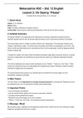 Maharashtra HSC Std&period; 12 English Study Notes&colon; "On Saying 'Please'" by A&period; G&period; Gardiner