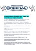 FRESENIUS ANNUAL COMPETENCY STUDY 2027 ANSWERS AND QUESTIONS SET A&period;pdf