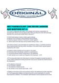 HESI PHARMACOLOGY CORE REVIEW ANSWERS AND QUESTIONS SET A&period;pdf