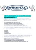 HESI PHARMACOLOGY ALL REVIEW TIPS ANSWERS AND QUESTIONS SET A&period;pdf