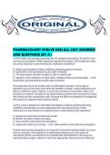 PHARMACOLOGY EVOLVE HESI ALL 2027 ANSWERS AND QUESTIONS SET A&period;pdf
