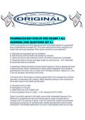 PHARMACOLOGY EVOLVE HESI EXAMS 1 ALL ANSWERS AND QUESTIONS SET A&period;pdf