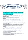 COMMUNITY HEALTH EXAMINERS SET ANSWERS AND QUESTIONS SET A&period;pdf