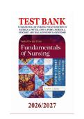 Test Bank for Fundamentals of Nursing&comma; 12th Edition by Potter & &NewLine;Perry &vert; Complete Chapters with Questions & Answers 