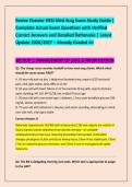 Evolve Elsevier HESI Med Surg Exam Study Guide &vert; &NewLine;Complete Actual Exam Questions with Verified &NewLine;Correct Answers and Detailed Rationales &vert; Latest &NewLine;Update 2026&sol;2027 &ndash; Already Graded A&plus; 