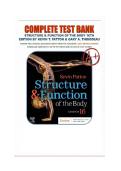 Complete Test Bank for Structure & Function of the Body&comma; 16th &NewLine;Edition - Patton & Thibodeau &lpar;All 22 Chapters 