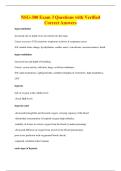 NSG-300 Exam 3 Questions with Verified&NewLine;Correct Answers
