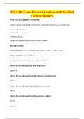 NSG-300 Exam Review Questions with Verified&NewLine;Correct Answers