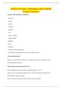 NUR 112 Exam 1 Questions with Verified&NewLine;Correct Answers