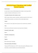 NUR 521 Exam 2 Questions with Verified&NewLine;Correct Answers