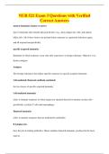 NUR 521 Exam 3 Questions with Verified&NewLine;Correct Answers