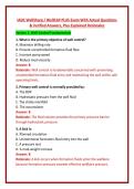 IADC WellSharp &sol; WellCAP PLUS Exam With Actual Questions &NewLine;& Verified Answers&comma; Plus Explained Rationales