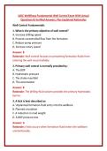 IADC WellSharp Fundamental Well Control Exam With Actual &NewLine;Questions & Verified Answers&comma; Plus Explained Rationales 