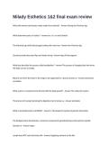 Milady Esthetics 1&2 final Exam Questions and Answers review