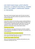 UHC EVENTS BASICS EXAM &vert;LATEST UPDATED 2026&sol;2027 &vert;A COMPLETE SOLUTION ALL ANSWERS GET IT 100&percnt; CORRECT &vert;VERIFIED BEST GRADED A&plus; FOR SUCCESS