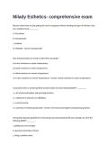 Milady Esthetics- comprehensive Exam Questions and Answers