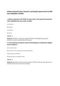 Evidence-Based Practice&comma; Research&comma; and Quality Improvement for BSN&NewLine;Exam 2026&sol;2027 UPDATE