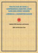 PRACTICE NUR 307 EXAM 2 &vert; COMPREHENSIVE EXAM PREP&comma; STUDY GUIDE AND CORRECT ANSWERS