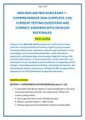 BSN HESI 266 MED SURG EXAM 1 &ndash;&NewLine;COMPREHENSIVE 2026 COMPLETE &lpar;125&rpar;&NewLine;CURRENT TESTING QUESTIONS AND &NewLine;CORRECT ANSWERS WITH DETAILED &NewLine;RATIONALES&period;&period;