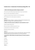 Evolution Exam 1&colon; Fundamentals of Evolutionary Biology 2026 &ndash; FSU&NewLine;