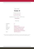 BIOD 331 MODULE 10 2026&sol;2027 &vert; Pathophysiology Complete Review &vert; Verified Questions & Answers &vert; Portage Learning &vert; Pass Guaranteed - A&plus; Graded&NewLine;&NewLine;