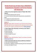 Florida Dental Laws & Rules Exam &lpar;2026&sol;2027&rpar; &ndash; &NewLine;Comprehensive Questions and Correct Answers &NewLine;with Rationales