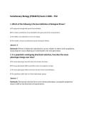 Evolutionary Biology &lpar;PCB4674&rpar; Exam 2 2026 &ndash; FSU