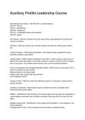 Auxiliary Flotilla Leadership Course Questions and Answers &lpar;2026&sol;2027&rpar;&NewLine;