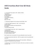 USCG Auxiliary Boat Crew QE Study Guide Questions and Answers &lpar;2026&sol;2027&rpar;&NewLine;