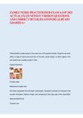 Family Nurse Practitioner Exam AANP Questions & Correct Detailed Answers