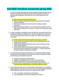 HESI Exit Exam Test Bank Questions & Answers 2026&sol;2027 &vert; Nursing Exam Prep