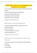 NURB 3040- Urinary &lpar;Ch&period; 38&rpar; Questions with&NewLine;Verified Correct Answers