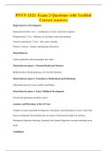 PNVN 1521&colon; Exam 2 Questions with Verified&NewLine;Correct Answers