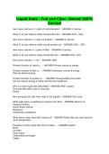 Liquid Diets - Full and Clear -Solved 100&percnt; Correct