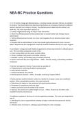 NEA-BC Practice Questions  and Answers &lpar;2026&sol;2027&rpar;&NewLine;