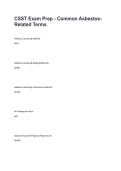 CSST Exam Prep&colon; Common Asbestos-Related Terms 2026 &vert; Study Guide & Vocabulary Review