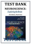 Test bank neuroscienc e exploring the brain 4 th edition by bear all c hapters complete ans wer key 2023&sol;2024 V ERIFIED ANSWERS