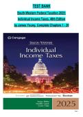 Test Bank for South-Western Federal Taxation 2025&colon; Individual Income Taxes 48th Edition by James C&period; Young &ndash; Complete Questions & Answers&comma; Study Guide & Exam Review