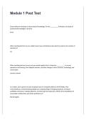 CCC Common Core Module 1 Post Test 2026&sol;2027 &vert; Army Profession & Leadership Study Guide&comma; Practice Questions & Verified Answers