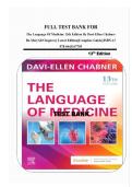 FULL TEST BANK FOR The Language Of Medicine 13th Edition By Davi-Ellen Chabner Ba Mat&vert;&vert;All Chapters&vert;&vert; Latest Edition&vert;&vert;Complete Guide&vert;&vert; ISBN-