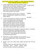 SSCP EXAM 2 WITH ALL CORRECT & 100&percnt; VERIFIED ANSWERS &vert;LATEST VERSION &vert;ALREADY GRADED A&plus;