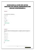 ACCUPLACER ALL IN ONE TEST &vert;ACTUAL QUESTIONS AND VERIFIED ANSWERS&vert;BRAND NEW 2026-2027 UPDATE&vert;GRADED A&plus;