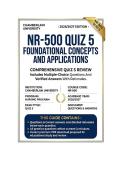NR 500 Quiz 5 Foundational Concepts and Applications Questions And Answers 2026&sol;2027 chamberlain