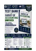 Test Bank for Survey of Accounting 11th Edition by Carl Warren&comma; Amanda Farmer&comma;Latest Update &period;pdf&NewLine;&NewLine;