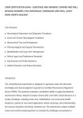 CNRN CERTIFICATION EXAM &ndash; QUESTIONS AND ANSWERS &vert; VERIFIED AND WELL&NewLine;DETAILED ANSWERS &vert; PLUS RATIONALES &vert; DOWNLOAD AND PASS &vert; LATEST&NewLine;EXAM UPDATE 2026&sol;2027