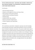 FNP-BC CERTIFICATION EXAM &ndash; QUESTIONS AND ANSWERS &vert; VERIFIED AND&NewLine;WELL DETAILED ANSWERS &vert; PLUS RATIONALES &vert; DOWNLOAD AND PASS &vert;&NewLine;LATEST EXAM UPDATE 2026&sol;2027