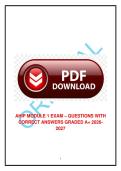 AHIP Module 1 Exam &mdash; 2026&ndash;2027 &mdash; Questions with Correct Answers