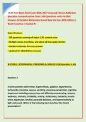 LCAS COMPREHENSIVE TEST BANK EXAM 2026 -2027 